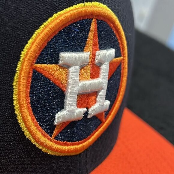🔥⚾️ HOUSTON ASTROS  New Era 59Fifty Fitted Hat MLB19 Batting Practice Sz 7-1/8” - Picture 3 of 9